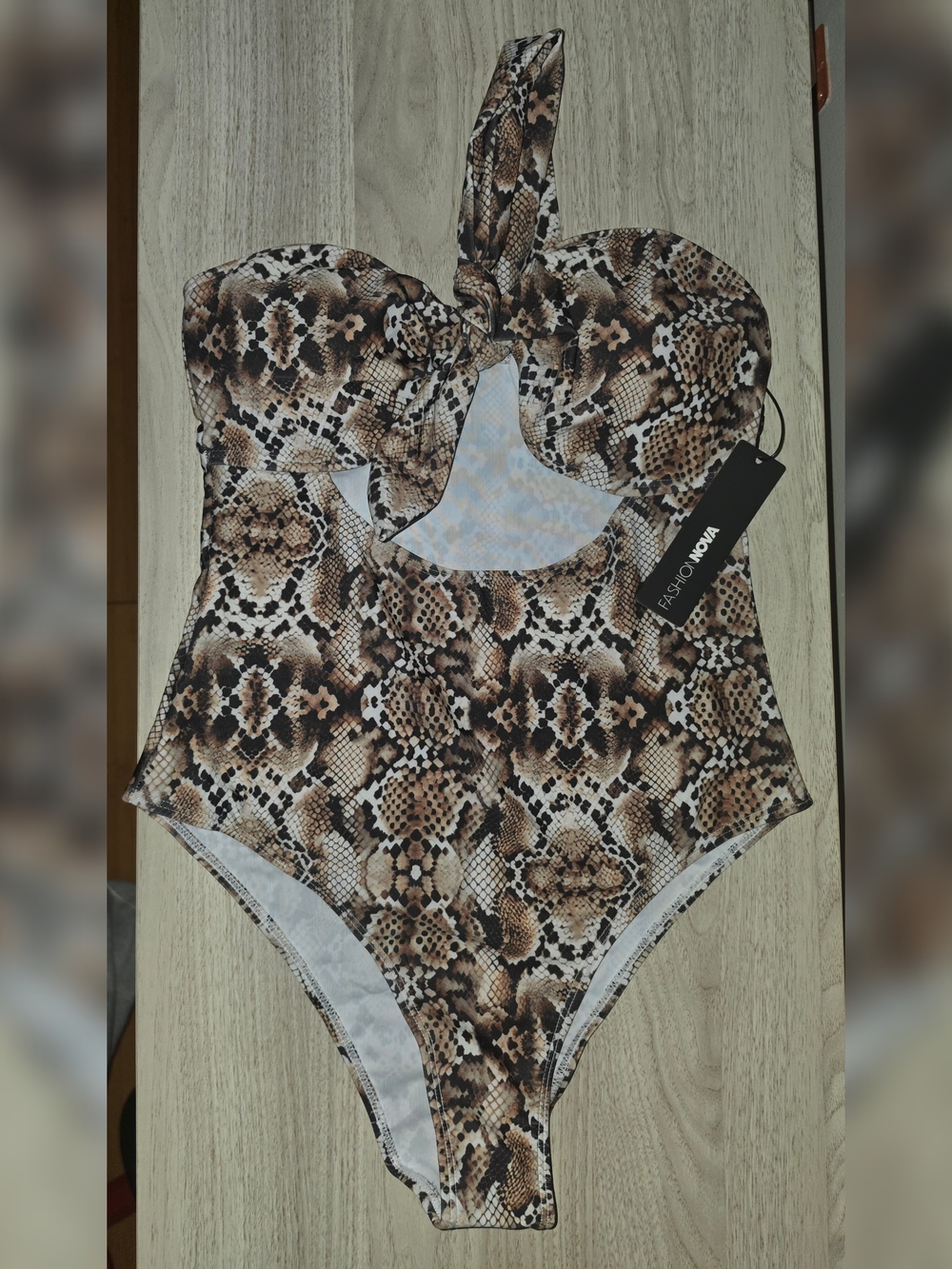 Fashion Nova Cutout 1 Piece Swimsuit